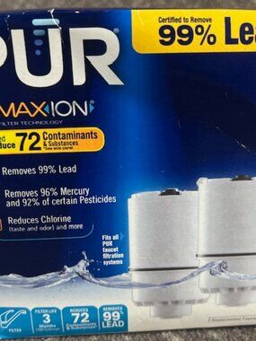 PUR MAXion Faucet Refill 2 Replacement Filters Model RF-3375 - Sealed